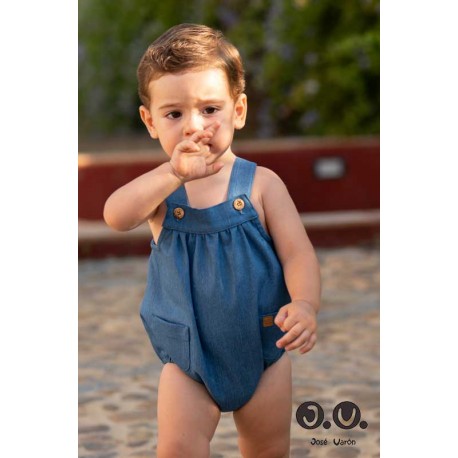 José Varón Verano Pelele bebé Denim