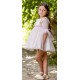 Abuela Tata Summer Girl Ceremony Pink Flared Dress Ruffles