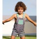 Cocote Summer Boy Overalls Navy Stripes