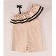 Jose Varon Summer Girl Beige Romper