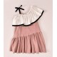 Jose Varon Summer Girl White and Mauve Dress