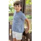Boetie Verano Conjunto niño Vichy Frambuesa