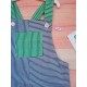 Cocote Summer Boy Overalls Navy Stripes