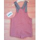 Cocote Summer Boy Overalls Red Stripes