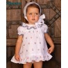 Cocote Verano Vestido bebé niña Blanco Bordado