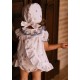 Cocote Verano Vestido bebé niña Blanco Bordado