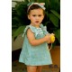 José Varón Verano Vestido bebé niña Estampado Verde Azulado