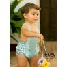 José Varón Verano Peto bebé niño Estampado Verde Azulado