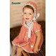 Cocote Verano Vestido bebé niña Coral Calado