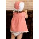 Cocote Verano Vestido bebé niña Coral Calado