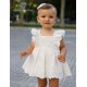 DBB Collection Summer Baby Girl White Embroidered Set