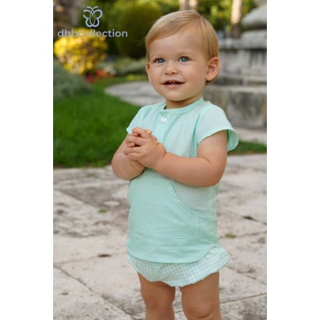 DBB Collection Summer Baby Boy Water Green Set Squares