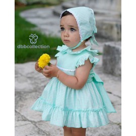 DBB Collection Summer Baby Girl Water Green Set Squares