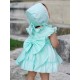 DBB Collection Summer Baby Girl Water Green Set Squares