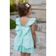 DBB Collection Verano Vestido niña Vichy Verde Agua