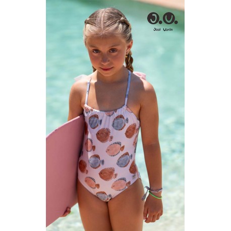 José Varón Verano Bañador niña Peces
