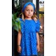 Jose Varon Summer Girl Blue Dress White Stars
