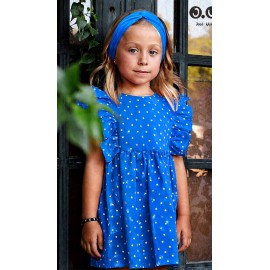 José Varón Verano Vestido niña Azul Estrellitas