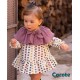 Cocote Invierno Vestido bebé niña Cuadros de Colores