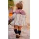Cocote Winter Baby Girl Dress Colourful Squares