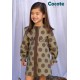 Cocote Winter Girl Green Dress Spots