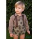 Cocote Invierno Conjunto bebé niño Verde Lunares