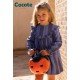 Cocote Invierno Vestido niña Rayas Azules