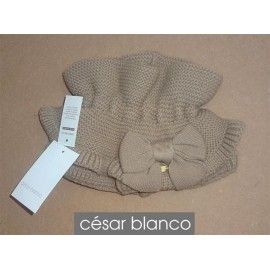 Cesar Blanco Winter Girl Scarf Camel