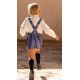 Cocote Winter Boy White Set Blue Stripes
