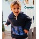 Cocote Invierno Sudadera niño Rayas Azules