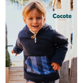 Cocote Winter Boy Sweatshirt Blue Stripes