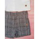 José Varón Invierno Conjunto niño Blanco y Gris Cuadros