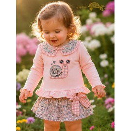 Pequeños Piratas Invierno Conjunto bebé niña Caracol