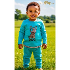 Pequeños Piratas Winter Baby Boy Sport Set Dog