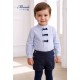 Miranda Invierno Conjunto bebé niño Marino Rayas