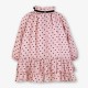 Miranda Invierno Vestido bebé niña Rosa Topos Negros