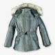 Nel Blu Winter Girl Padded Soft Green Coat