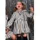 Basmartí Winter Girl Striped Dress Caleus