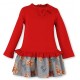 Miranda Winter Girl Red Dress Bears
