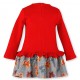 Miranda Invierno Vestido niña Rojo Ositos