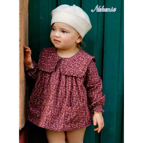 Nekenia Invierno Jesusito bebé niña Liberty Morado