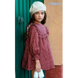 Nekenia Invierno Vestido niña Liberty Morado