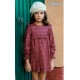Nekenia Invierno Vestido niña Liberty Morado