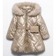 Abel & Lula Winter Girl Golden Coat with Wallet