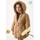 Abel & Lula Winter Girl Camel Jewel Coat