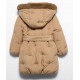 Abel & Lula Winter Girl Camel Jewel Coat