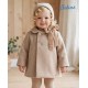 Babiné Invierno Trenca bebé niña Muflón Nuez