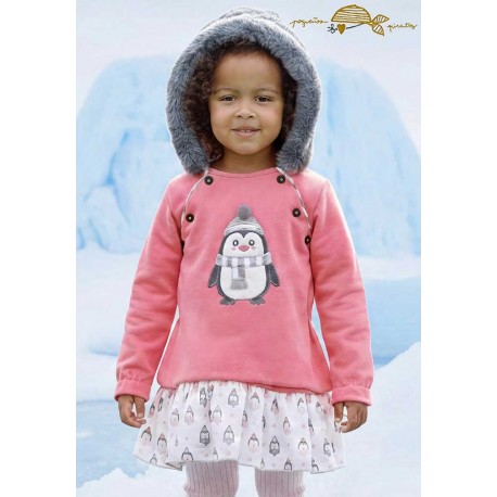 Pequeños Piratas Invierno Vestido niña Pingüino