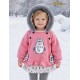 Pequeños Piratas Invierno Conjunto bebé niña Pingüino