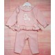 Pequeños Piratas Winter Baby Girl Sport Set Poodle Dog